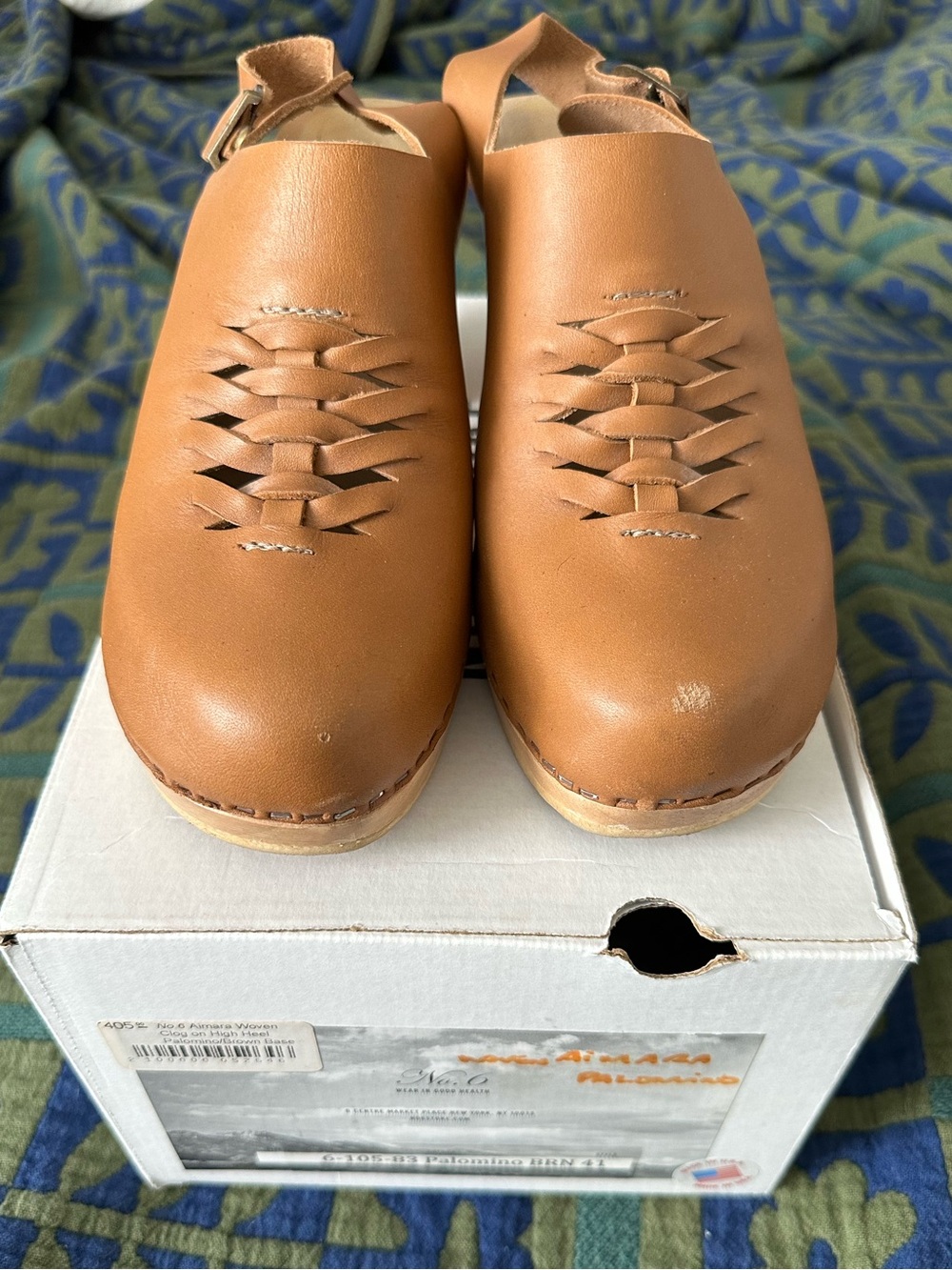 No. 6 Aimara Woven Clog (size 41)